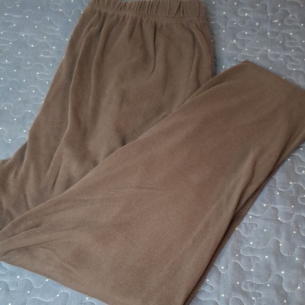 Woman Within Brown Pants Pockets size 1X